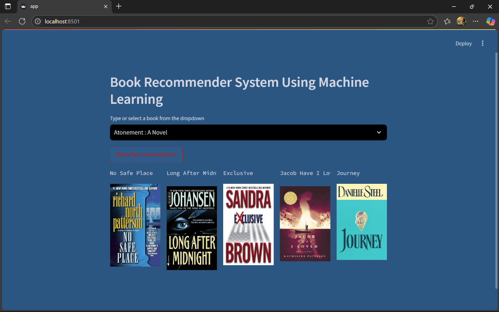 Book Recommender